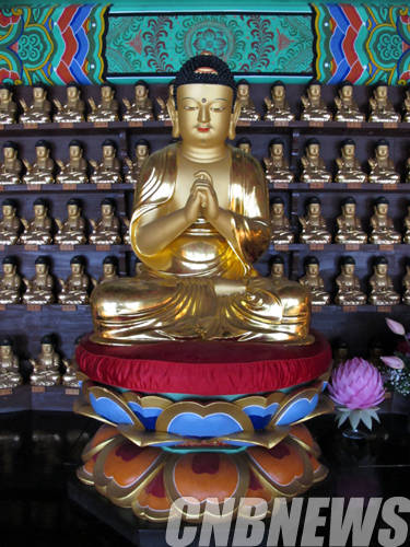 ‘대전 비래사 목조비로자나불좌상(大田 飛來寺 木造毘盧遮那佛坐像)’.(사진=문화재청)