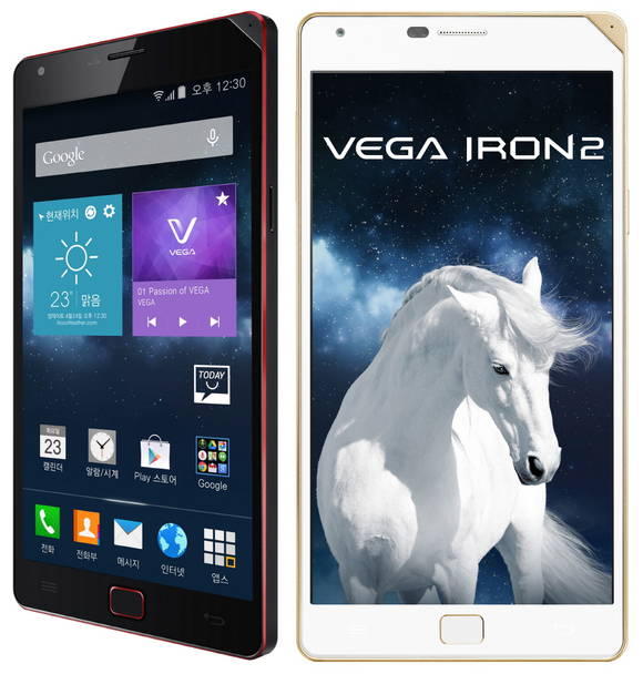 팬택이 공개한 ‘베가 아이언2’(사진 제공: 팬택)