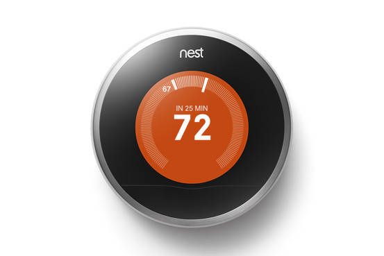 구글에 인수된 네스트의 스마트 온도계(사진 제공: 네스트)