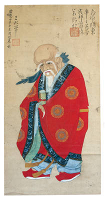 중국 융경임신년(1572년 제작) 수성노인도.(이미지=고판화박물관)