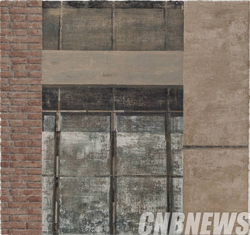 김수영, 'no.24'. 53x50cm, Oil on Linen, 2014.