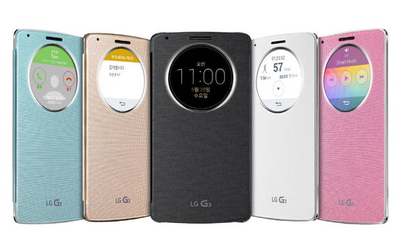 LG전자의 LG G3 전용 퀵서클 케이스(사진 제공: LG전자)