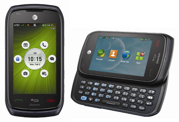 팬택의 북미용 쿼티 메시징폰 ‘바이브’(사진 제공: 팬택)