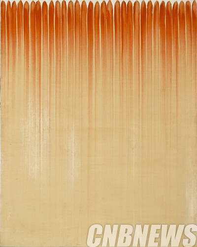 18억 885만 원에 낙찰된 이우환의 선으로부터.(이미지=서울옥션)