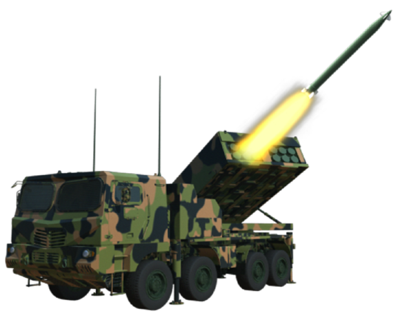 육군 최대 화력무기체계 ‘천무’ 조감도(사진 제공: ㈜한화)