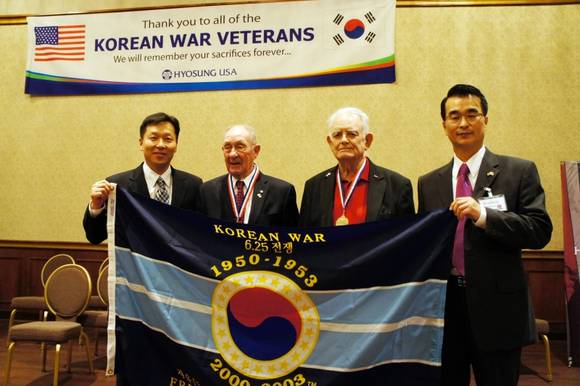 효성USA가 29일 미국 앨라배마주 헌츠빌에서 진행한 6.25 참전용사 초청행사 후원행사(사진 제공: 효성)