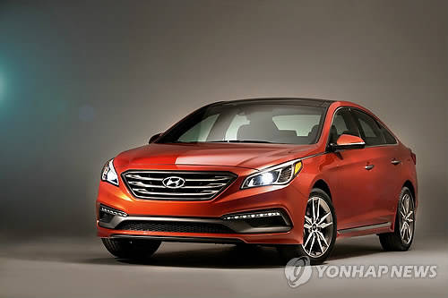 현대차의 신형 쏘나타 2.0 터보(사진: 연합뉴스)