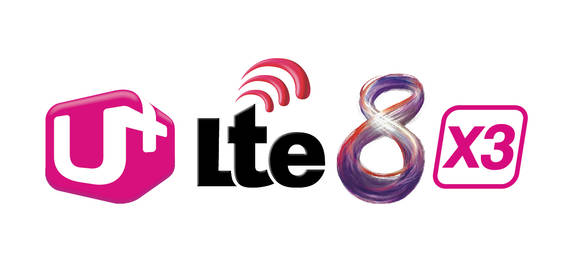 LG유플러스가 새로 공개한 광대역 LTE-A 브랜드 ‘U+Lte8X3’(사진 제공: LG유플러스)