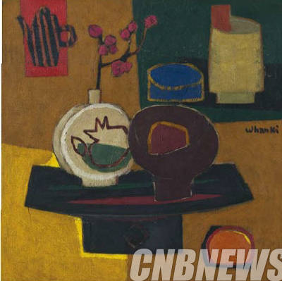 4억 7000만 원에 낙찰된 김환기의 ‘정물 Still – Life'.(이미지=서울옥션)