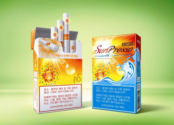 색다른 두 가지 맛 ‘레종 썬 프레쏘’(사진 제공: KT&G)