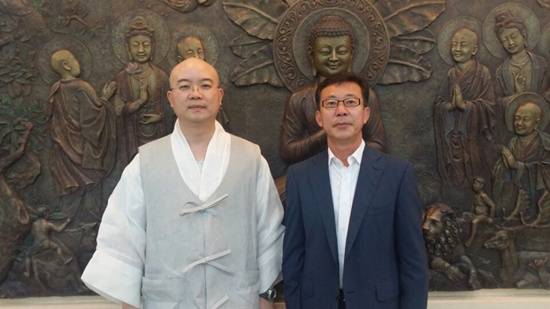 김포시 홍철호 예비후보(새), 중앙승가대학서 세림 총무국장 스님과 종교역할 논의