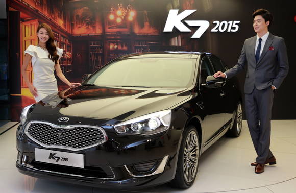 기아차가 15일 출시한 ‘K7 2015’(사진 제공: 기아자동차)