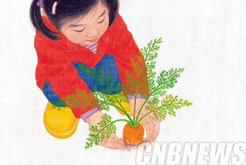 백지혜, '밭의 노래 '. 456x306cm, 춘포에 채색,2014.