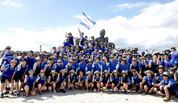 현대모비스 국내외 신입사원 358명이 제주도에서 수련회를 열고 있다(사진 제공: 현대모비스)