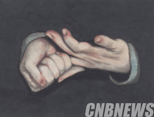 양유연, '진심'. 장지에 채색, 41x53cm, 2014.