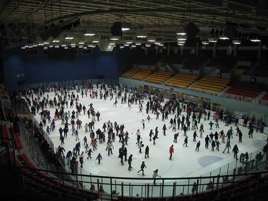 고양시 어울림누리 빙상장 모습