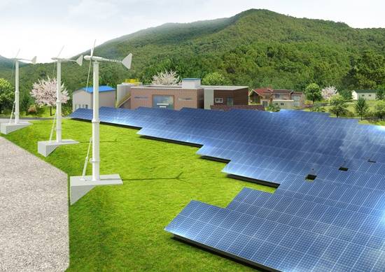 백아도 탄소제로섬 조감도