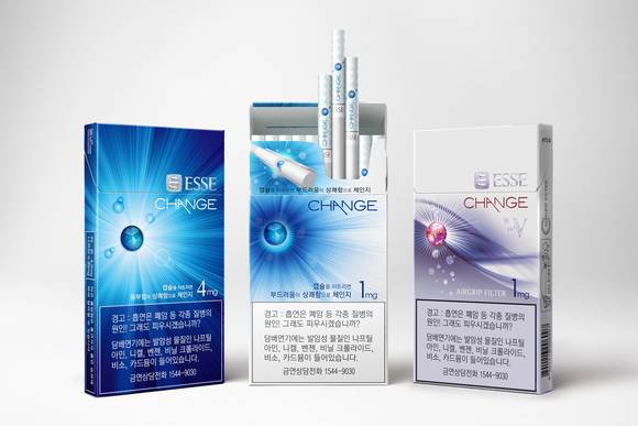 판매 1억갑을 돌파한 에쎄 체인지 패밀리(사진 제공: KT&G)