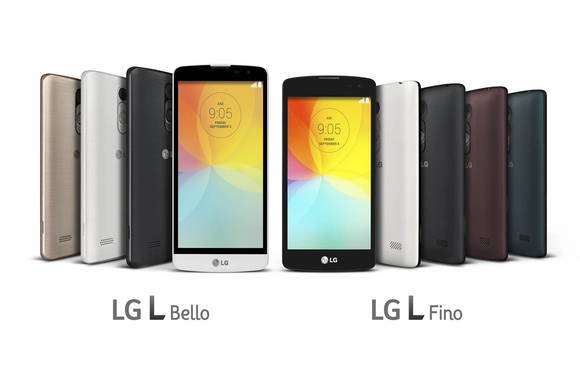 LG전자의 3G 스마트폰 ‘L피노’와 ‘L벨로’(사진 제공: LG전자)