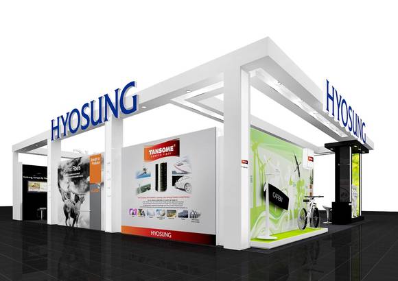 효성의 ‘프리뷰 인 서울(PIS) 2014’ 참가부스 조감도(사진 제공: 효성)