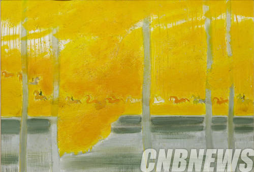 앙드레 브라질리에의 'Cavalcade au Bord de l Étang'