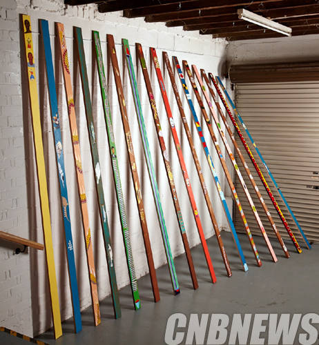 'Lubaina Himid' 전시작품.