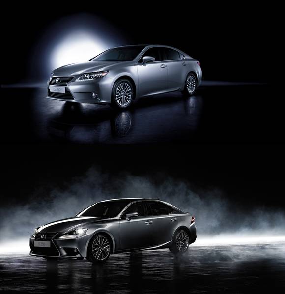 ES350 프리미엄(위쪽)과 IS250 프리미엄(아래쪽)(사진 제공: 렉서스)