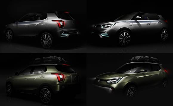 쌍용차의 컨셉트카 ‘XIV-에어’(위쪽)와 ‘XIV-어드벤처’(아래쪽)(사진 제공: 쌍용자동차)