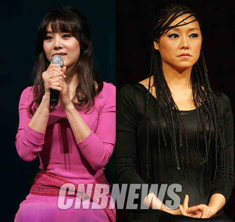 (왼쪽부터)뮤지컬 '마리 앙투와네트'에 출연하는 배우 옥주현과 차지연.(사진=CNB 포토뱅크)