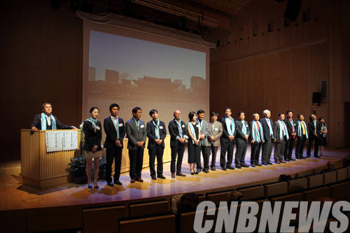 2012년 핀란드 헬싱키대회 도코모모 국제회의 유치지원활동(사진=문화재청)