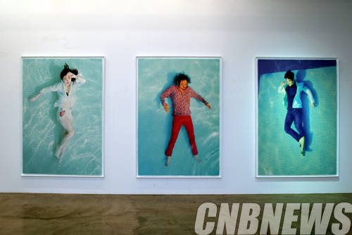 '아트사이드 갤러리 강영길 작가 전시 전경'.(사진=왕진오 기자)