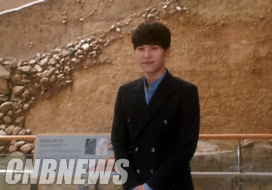 뮤지컬 '온조'로 뮤지컬에 첫 도전하는 포맨의 김원주.(사진=김금영 기자)