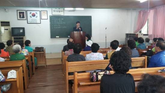 김포시의회 유영근 의장, 새마음경로대학서 '노인복지' 특강