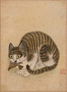 화재 변상벽 '묘작도'.(이미지=마이아트옥션)