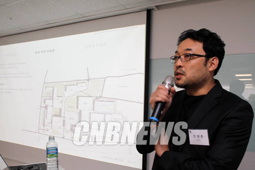 '국립현대미술관 서울관 설계를 맡은 건축가 민현준'.(사진=왕진오 기자)