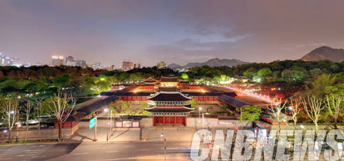 '창경궁 야경'.(사진=문화재청)