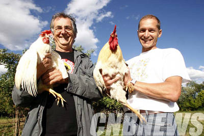 '우당탕탕! 꼬꼬닭 대소동' 저자 크리스티앙 졸라부아·크리스티앙 아인리슈.(사진=국립민속박물관)