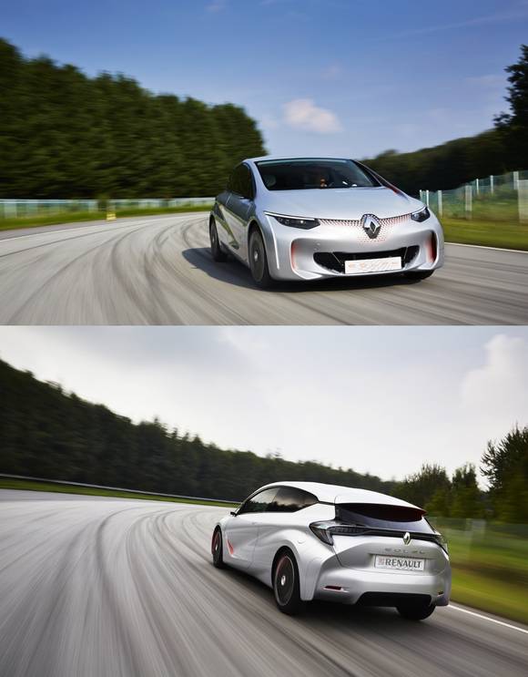 포스코의 경량·고강도 강판이 적용된 르노의 컨셉트카 ‘이오랩’(사진 제공: 포스코)