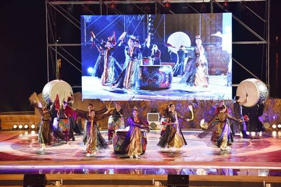 2014 고양호수예술축제 개막작 '고양 아리랑' 공연 모습