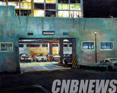 이상권, '집에는 왔으나..'. 100×80.3cm, oil on canvas, 2014.