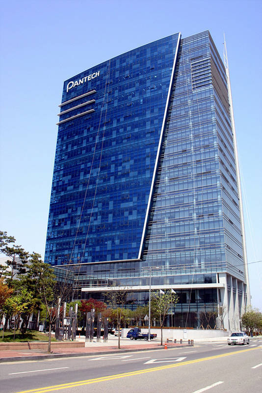 서울 마포구 상암동에 위치한 팬택 본사 사옥 전경(사진: 연합뉴스)