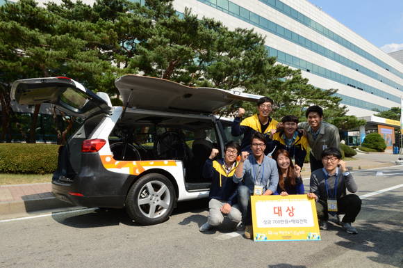 대상을 수상한 스페이스 포머 팀(사진 제공: 현대차그룹)