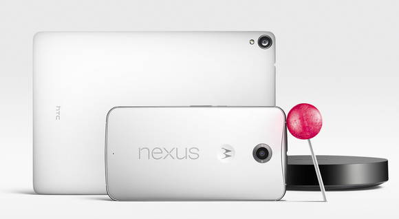 넥서스6와 넥서스9, 넥서스 플레이어와 ‘롤리팝’(사진: 구글)