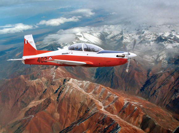 KT-1P 비행 모습. (사진제공=KAI)