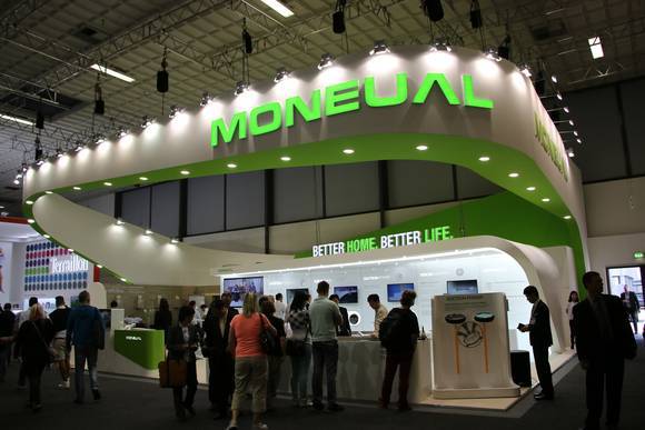 IFA 2014 전시회에 참여한 모뉴엘 부스(사진 제공: 모뉴엘)