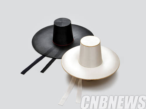 갓일 정춘모 통영포립 백립.(사진=한국문화재재단)