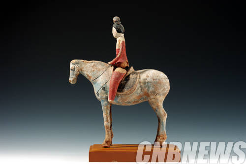 말을 탄 여인(騎馬女人).(사진=국립중앙박물관)