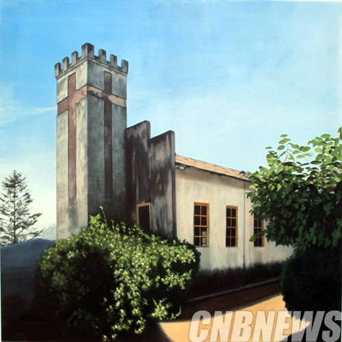 김희연, '적막 고요#3'. 설치전경.(사진=왕진오 기자)