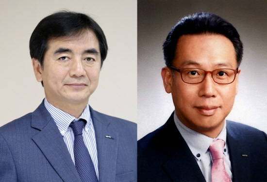 사진 좌측부터 이창원 대표이사, 이윤원 단장(사진제공=롯데그룹)