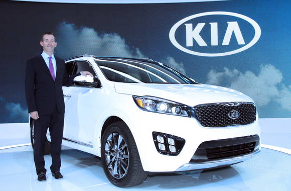 기아차가 2014 LG오토쇼에서 최초 공개한 올 뉴 쏘렌토(사진 제공: 기아자동차)